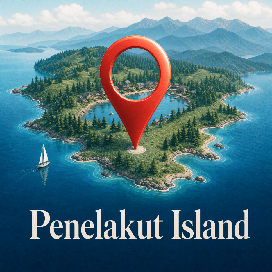 penelakut island map pin 1